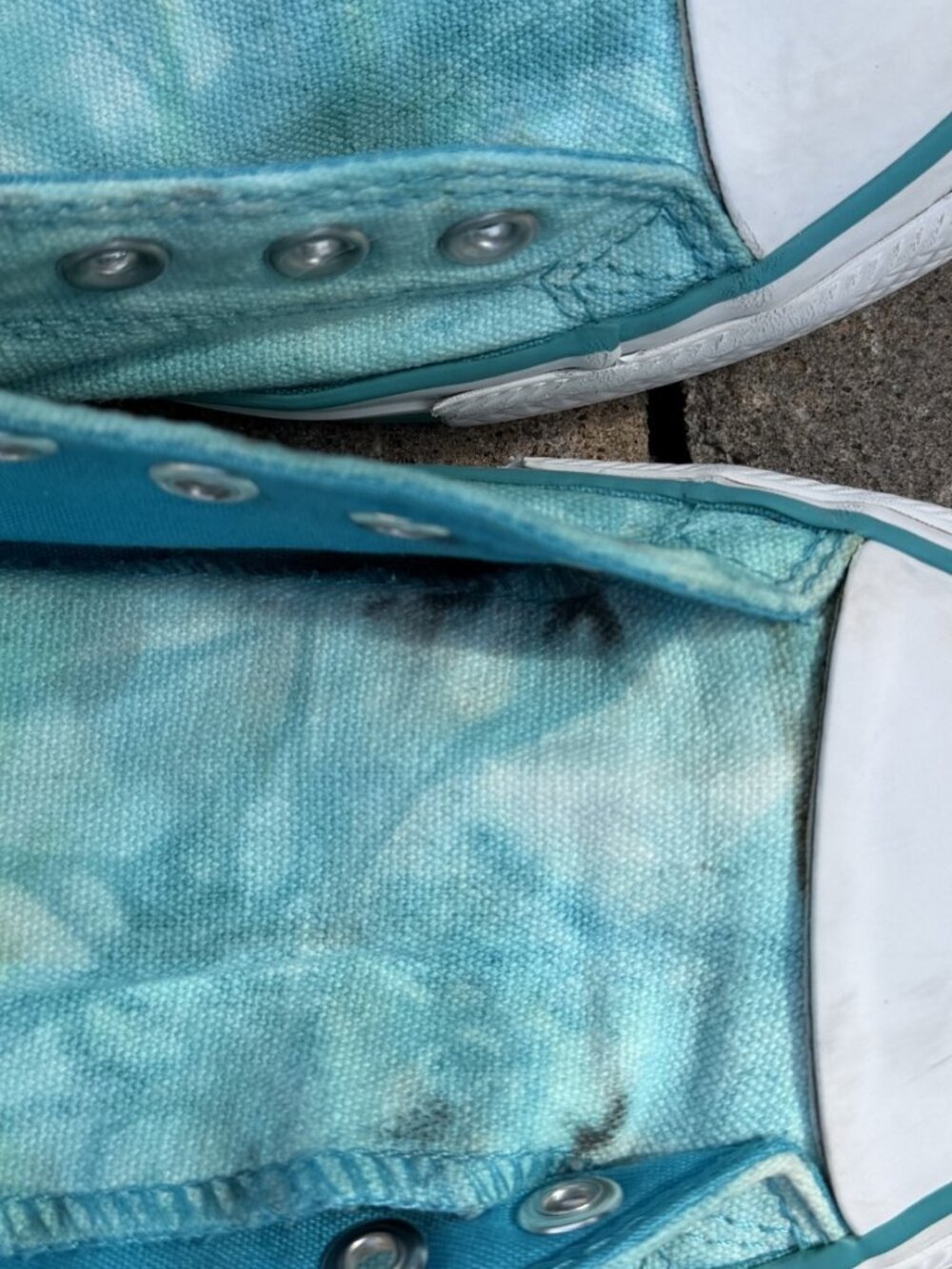 Converse Chuck Taylor All-Stars - Turquoise Tie-Dye - Low - size 10 women/8 men - Picture 7 of 8